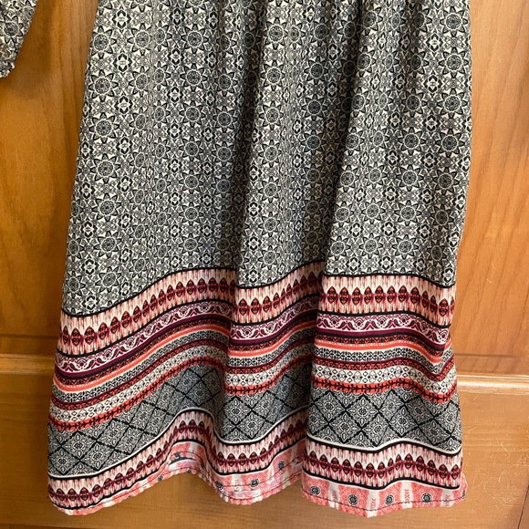 Ardene Patterned Shirt Dress with faux pockets - Picture 5 of 7